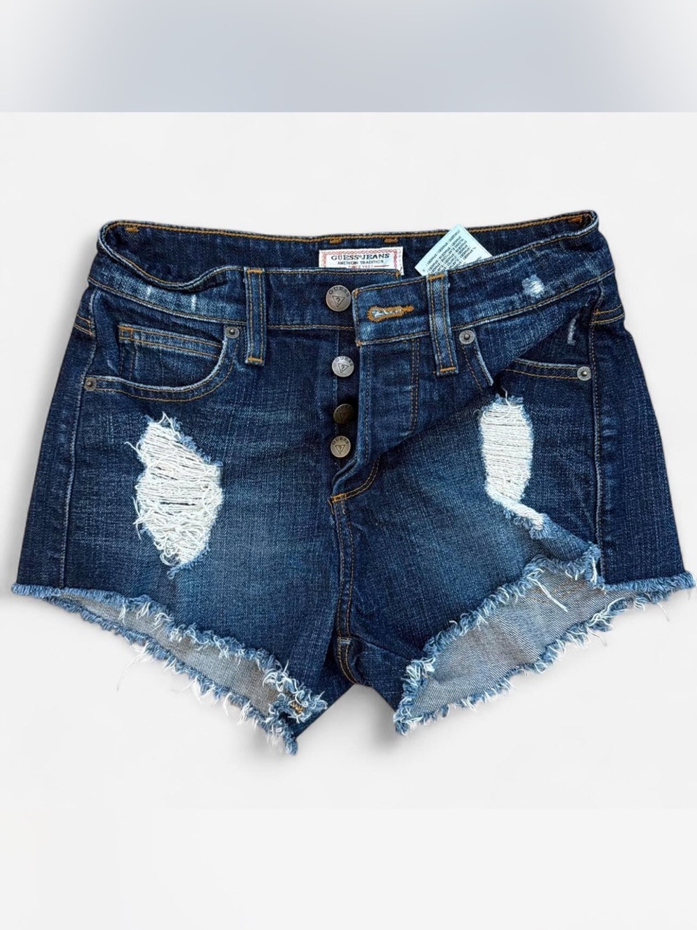 Guess Blue Denim Shorts 25